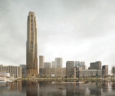 Powerhouse Company works in collaboration with SHoP Architects, Office Winhov, Mecanoo and Crimson on a new masterplan for Rijnhaven, Rotterdam
厂房公司与车间建筑师、办公室Winhov、Mecano和Crimson合作,为鹿特丹的Rijnhaven雷竞技下载链接制定新的总体规划