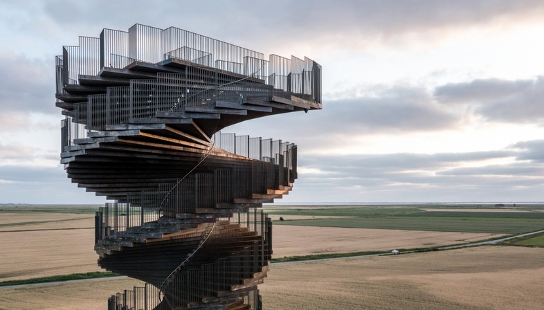 BIG Marsk Tower, a new landmark for the Wadden Sea National Park in Denmark Big Marsk Tower,丹麦Wadden Sea National Park的新地标