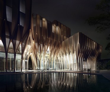 Zaha Hadid 雷竞技下载链接Architects Sleuk Rith Institute位于柬埔寨