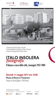 Italo Insolera，Il Bianco E Nero DelleCittà展览