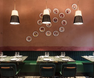 Vudafieri-Saverino伙伴RØST米兰的一家餐厅的室内设计