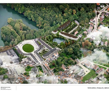 C+S建雷竞技下载链接筑师设计前皇家骑兵营房中的城市再生项目，位于比利时的Tervuren
