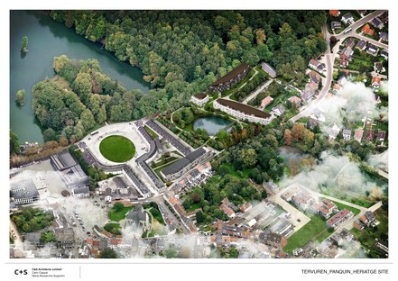 C + 雷竞技下载链接S Architects设计了比利时Tervuren的前皇家骑兵营房综合体的城市再生项目