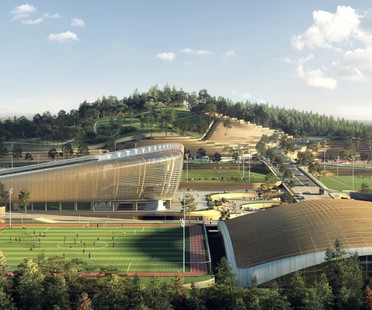 Unstudio在首尔的韩国国家足球中心的设计榜首