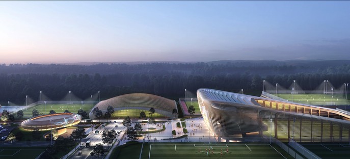 Unstudio在首尔的韩国国家足球中心的设计榜首