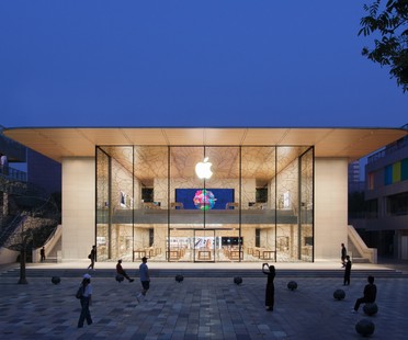Foster + Partners设计了北京的新苹果Sanlitun商店