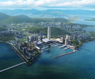 SOM设计九洲湾，中国珠海的新海滨