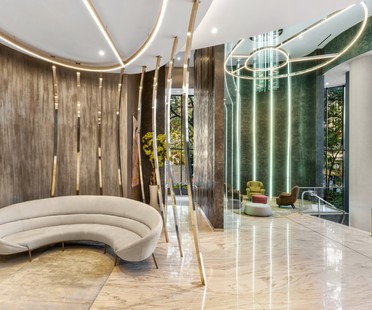 Iosa Ghini Associati在迈阿密的Brickell Flatiron的室内设计