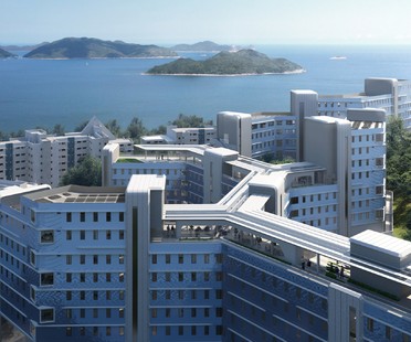 扎哈·哈迪德建筑师事务雷竞技下载链接所设计的一个学生公寓在香港科技大学