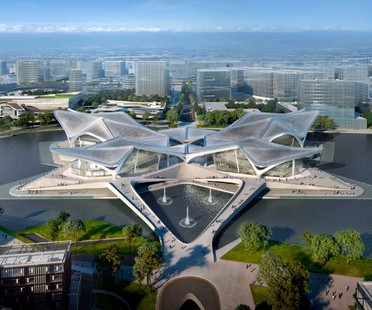 扎哈哈迪德建筑师事务所雷竞技下载链接中国珠海金湾市民艺术中心