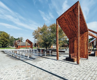正方形！在委内兹双年展的建筑展览会上的爱沙尼亚亭子上积极收缩2021年#raybet官网