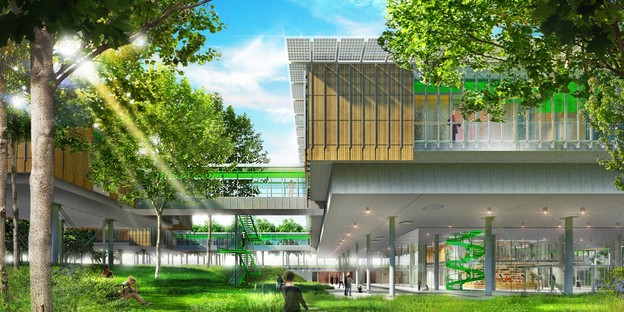 伦佐·皮亚诺（Renzo Piano）在树梢间设计了一家儿科临终关怀院