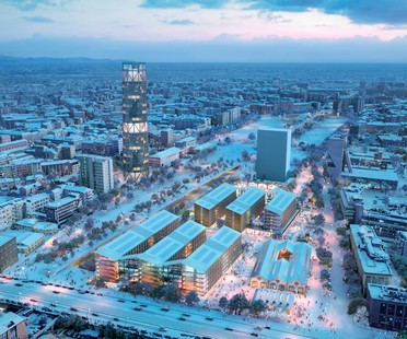 SOM提出了米兰-科尔蒂纳2026奥运村的规划