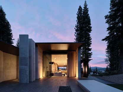 福克纳建筑师Loo雷竞技下载链接kout House，内华达山脉的一栋简约房屋