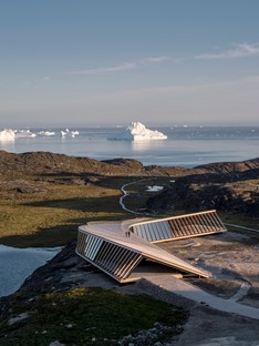 Dorte Mandrup Ilulissat冰峡湾中心的北极景观设计＂height=