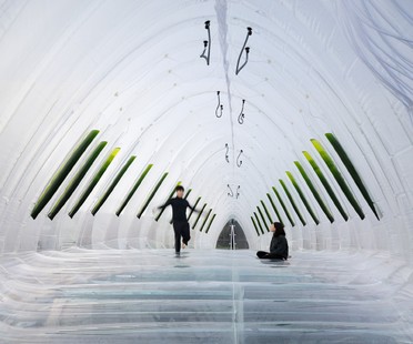 Glasgow的COP26的生态学生态规模呈现了气泡空气纯净的生态机和生物效果建筑系统