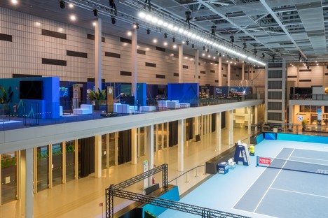 Benedetto Camerana为都灵的日东ATP总决赛设计场地