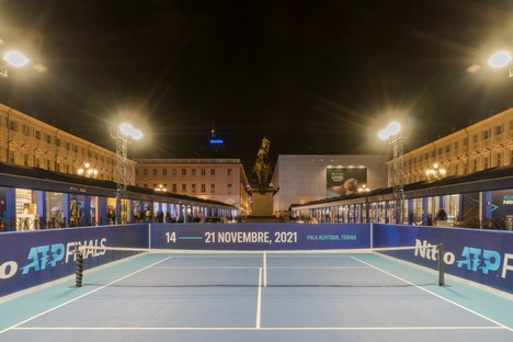 Benedetto Camerana为都灵的日东ATP总决赛设计场地
