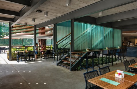 Biselli Katchborian Arquitetos+Zanatta Figueiredo设计Arameda餐厅-EsporteClude皮涅斯