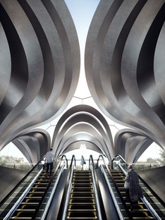 Zaha Hadid 雷竞技下载链接Architects Dnipro的新地铁站