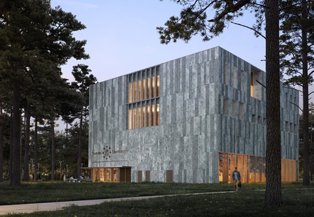Powerhouse Company：蒂尔堡大学的圆形木材建筑