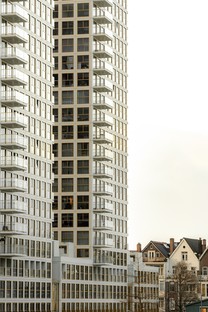 Kaan Architecten设计鹿特丹的De Zalmhaven住宅区中层塔楼