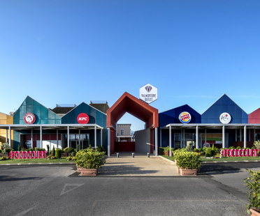 Lombardini22: New entrance and food court for Valmontone Outlet mall