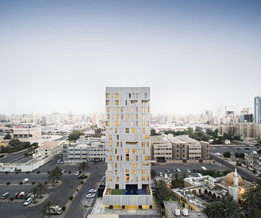 AGI建雷竞技下载链接筑师：Wafra垂直住房，Salmiya的风塔