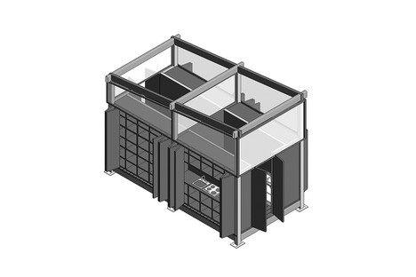 Schütte和A-01的Casa Sin Huella是野外自然环境的可扩展家园