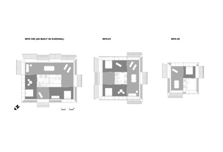 Schütte和A-01的Casa Sin Huella是野外自然环境的可扩展家园