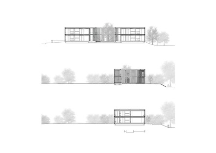 BüroB Architekten：雨学校校园的幼儿园