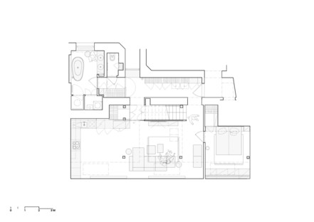 estéArchitekti：布拉格的阁楼双工的内部