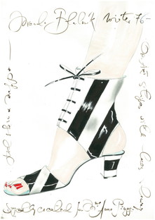 Mostra莫罗·伯拉尼克。鞋在米兰的艺术