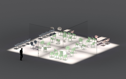 赫尔辛基的展厅雷竞技下载链接设计展览会的Avanto建筑师