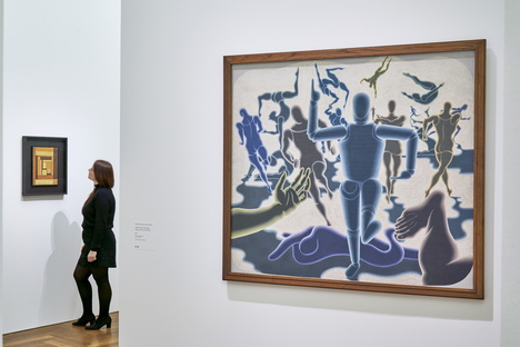 展览Victor Vasarely。在斯塔德尔博物馆的迷宫中
