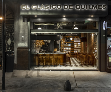 El Clásico de Quilmes酒吧，由Hitzig Militello Arquitectos设计