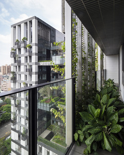天空绿，由WOHA设计的台湾台中绿色塔