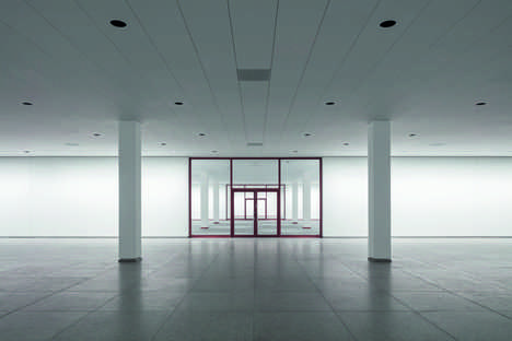 Neue Nationalgalerie柏林在改造的魅力中可见