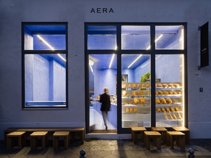 Gonzalez Haase AAS建#raybet官网筑公司Design Desirs Aera，Dermany的柏林米特的一家面包店