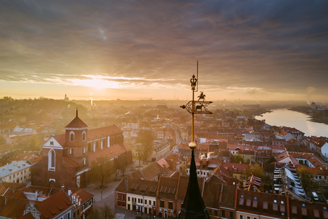 位于立陶宛的Kaunas，其中三个欧洲文化之一2022
