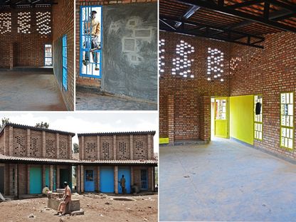 卢旺达的幼儿发展中心。ASA Studio。