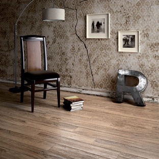 Porcelaingres木头地板效果:温暖、舒适的氛围