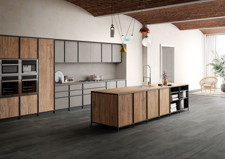 木质厨房台面:SapienStone新推出的Rovere系列