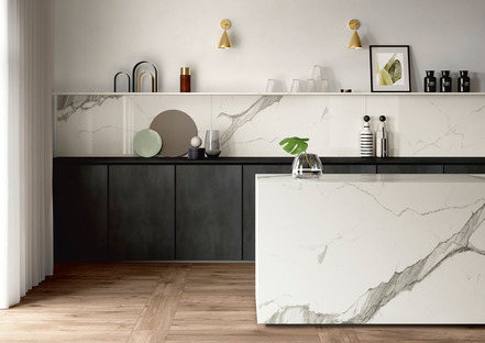 厨房的实用性与美丽：Sapienstone Ceramic的出色表现