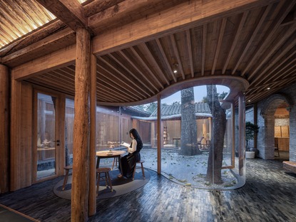在北京翻新木材，砖和复合竹木的家