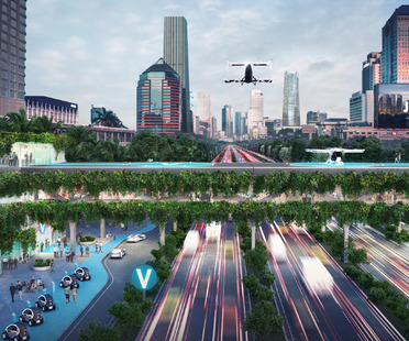 MVRDV为未来城市设计的垂直机场