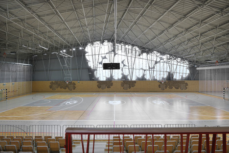 伊诺塔Podčetrtek体育馆的格子结构