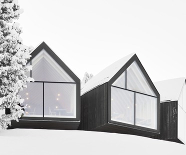 Peter Pichler’s concrete and timber Oberholz mountain hut
