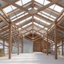 Waterloo City Farm, a Feilden Fowles project made of timber and sheet metal