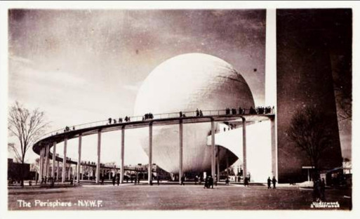 正圆球球在1939年的国际世界展览会”height=